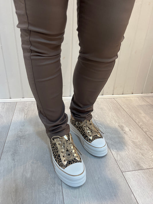 Leopardmønstret Sneakers