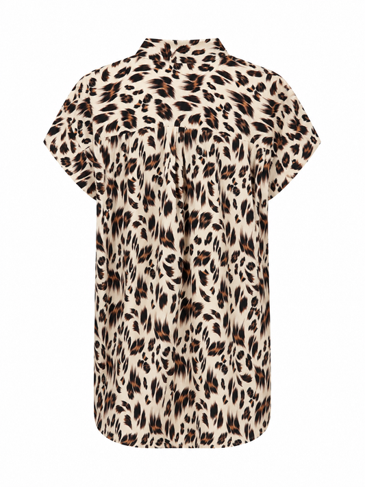 Kjole i leopardprint