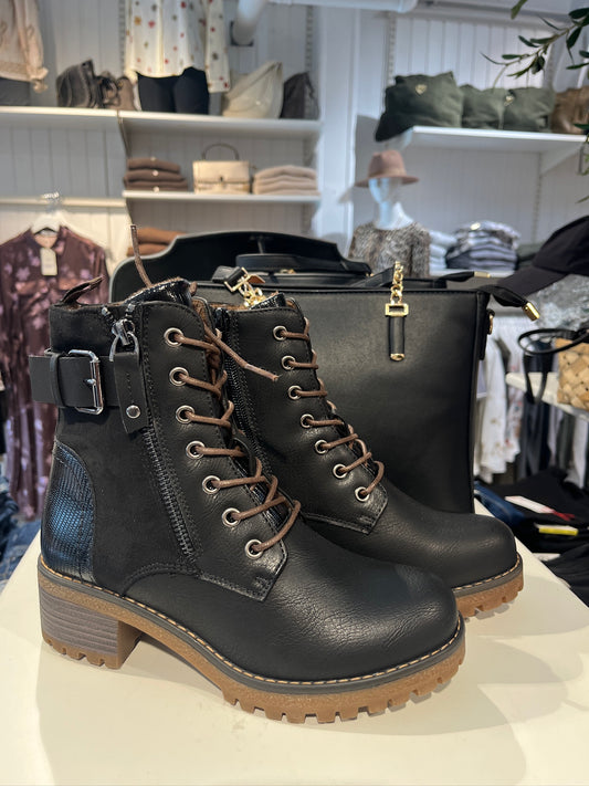 Sorte Korte Støvler