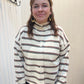 Højhalset Stribet Strik