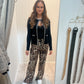 Bløde Leopard Bukser