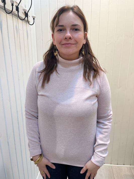 Lyserød Turtleneck