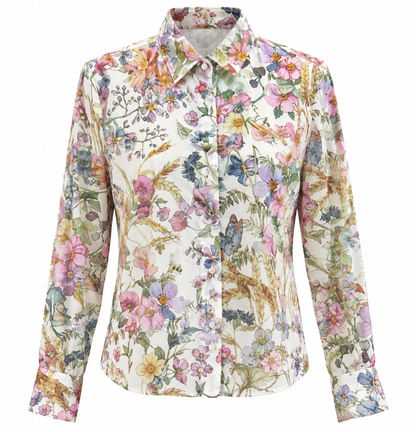 Blomstret skjorte