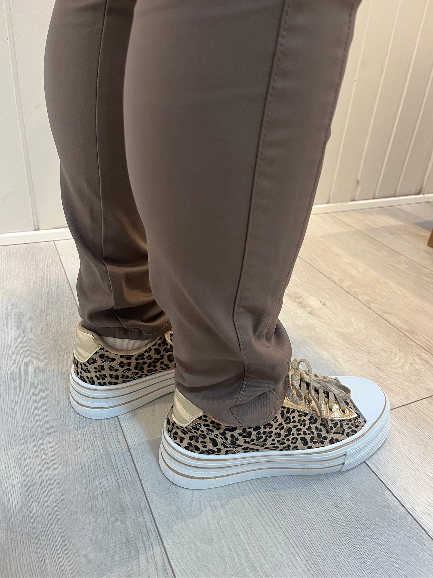 Leopardmønstret Sneakers