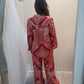 Rød Paisley Skjorte