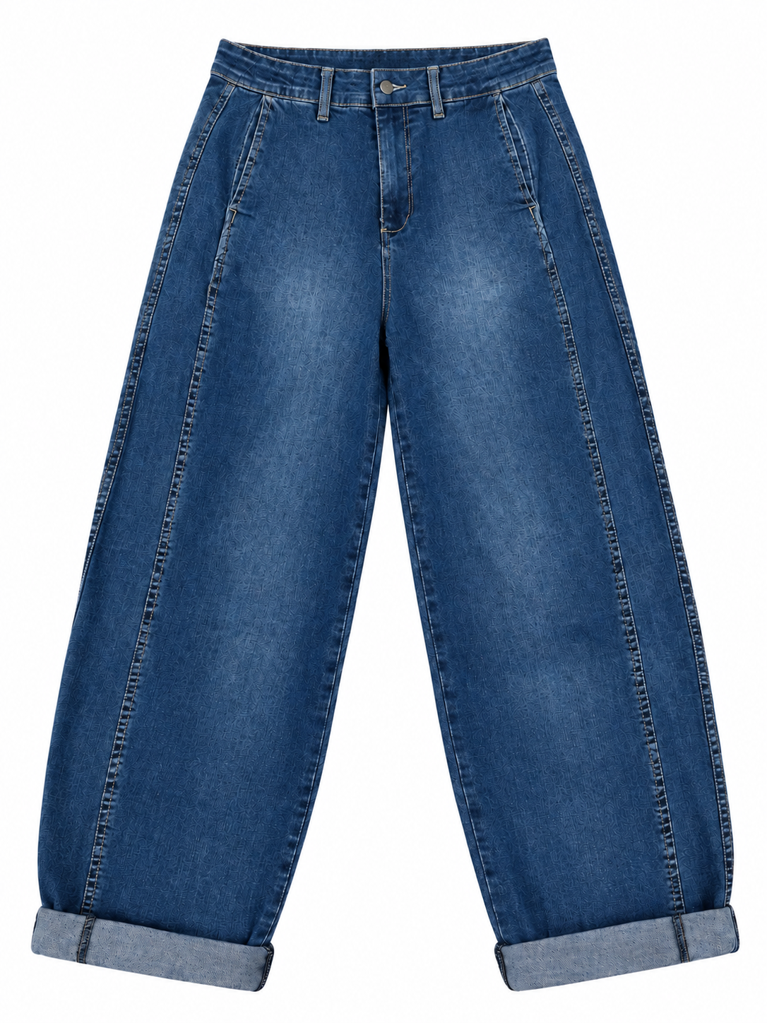 Ballonbukser - mørkeblå denim