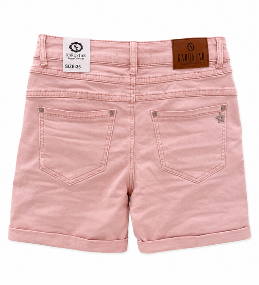 Karostar Denim Shorts - Rosa