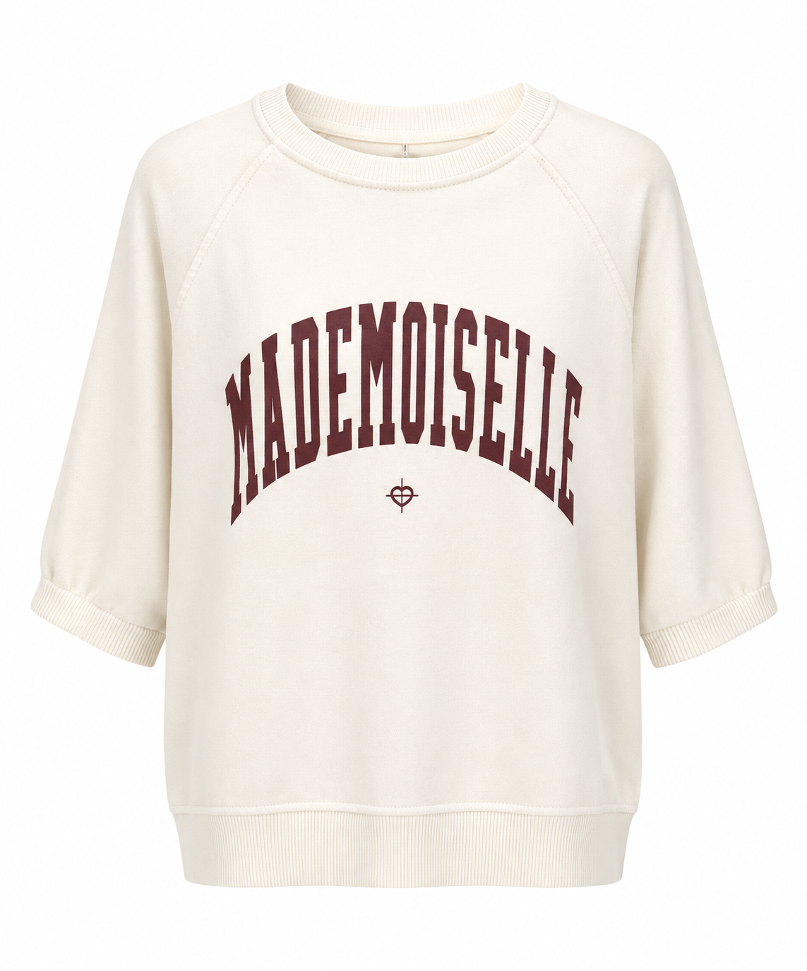 Sweatshirt med Mademoiselle-print
