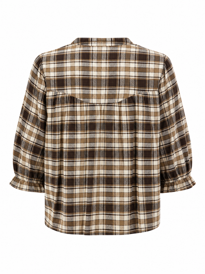Ternet bluse i vintagelook
