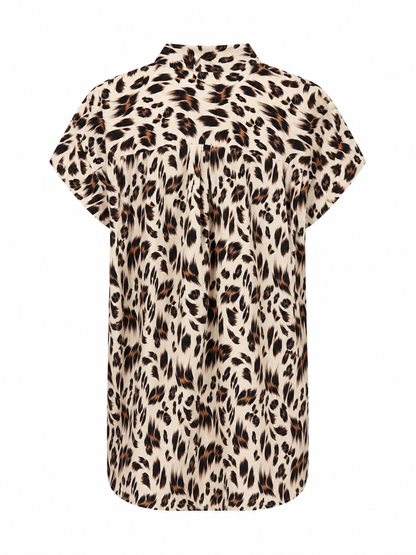 Kjole i leopardprint