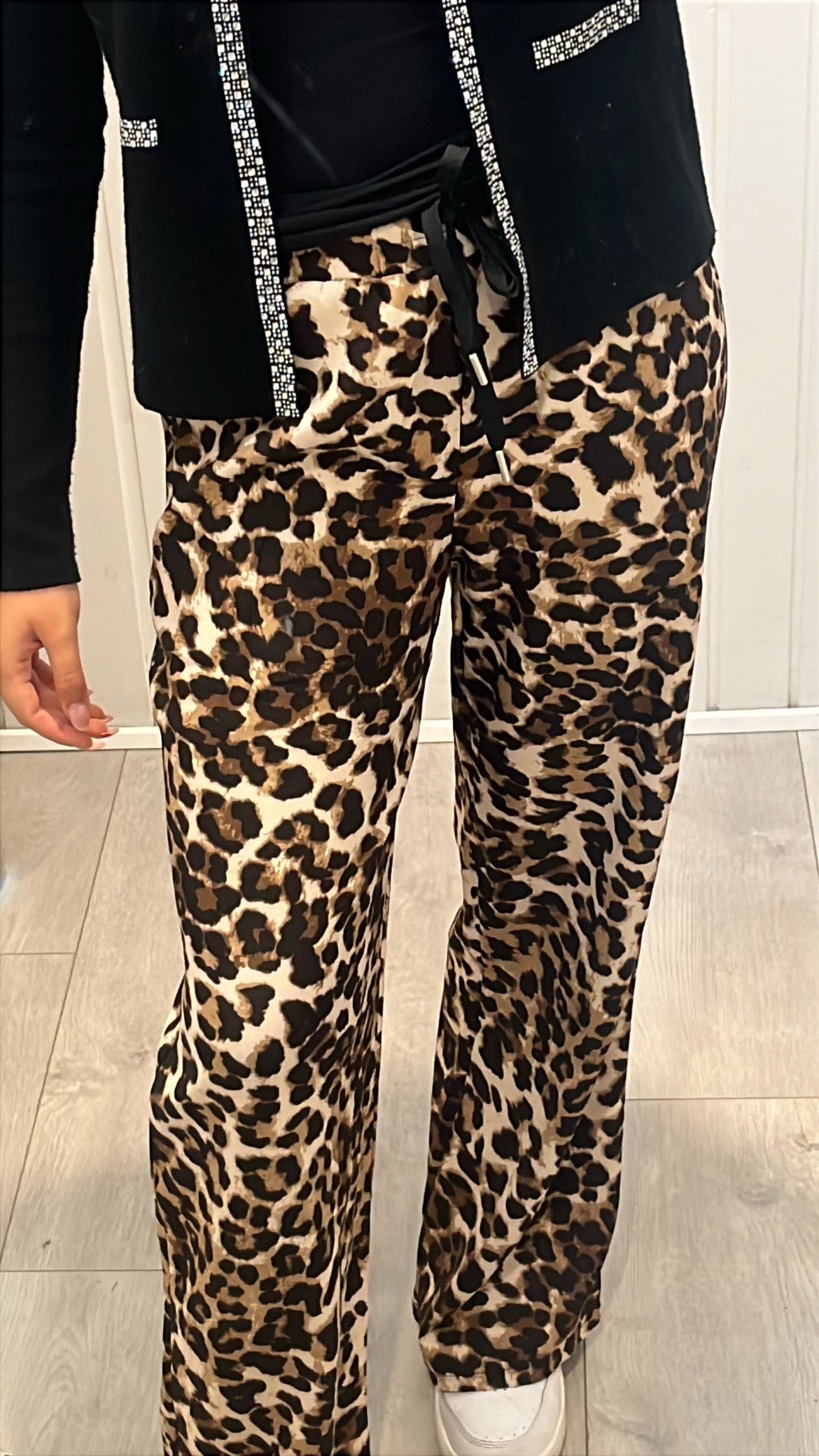 Bløde Leopard Bukser
