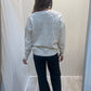 Strikbluse Med V-hals