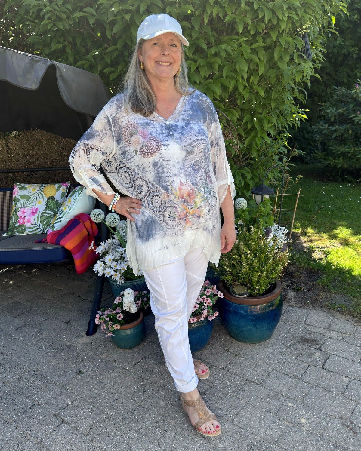 Elegant tunika med top