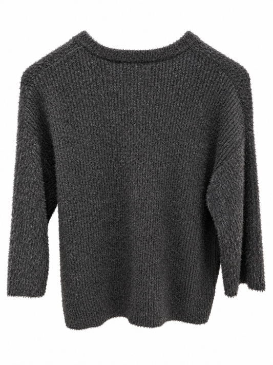 Street One Cardigan i brun med perlemorsknapper