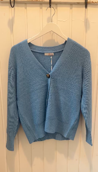 Strikcardigan Med Knapper