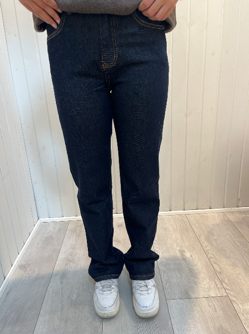 Karostar - Mørkeblå bukser Med Lige ben