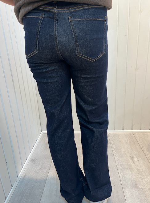 Karostar - Mørkeblå bukser Med Lige ben