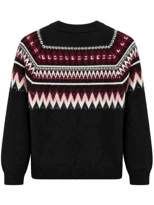 Norsk sweater med lynlås