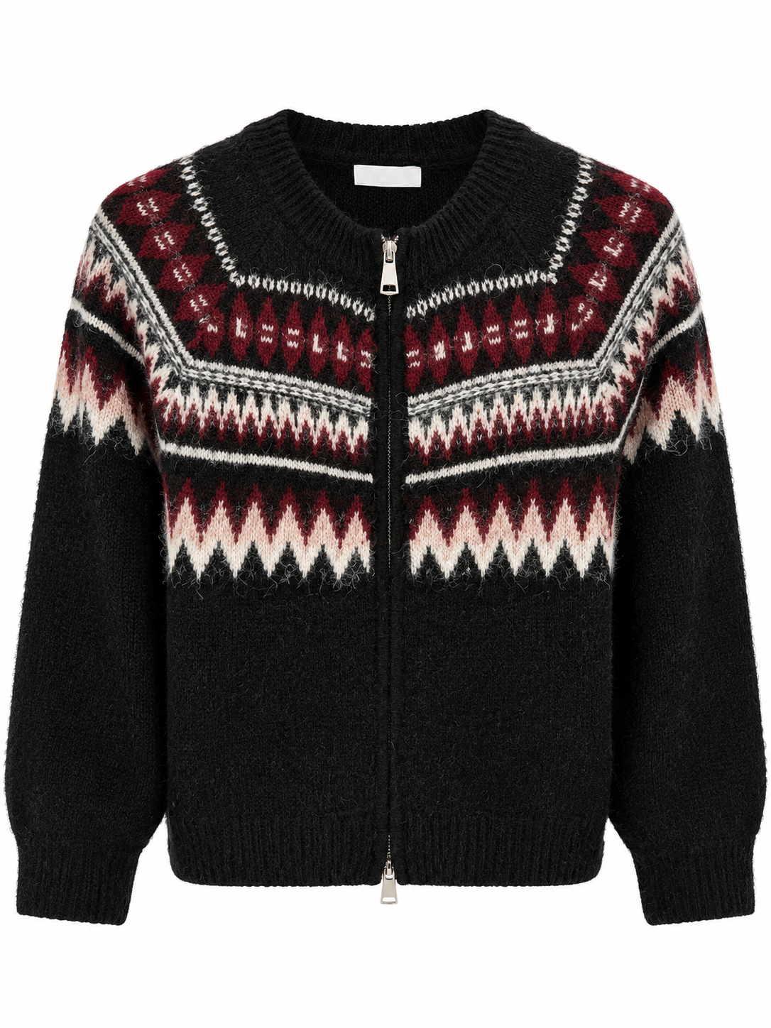Norsk sweater med lynlås