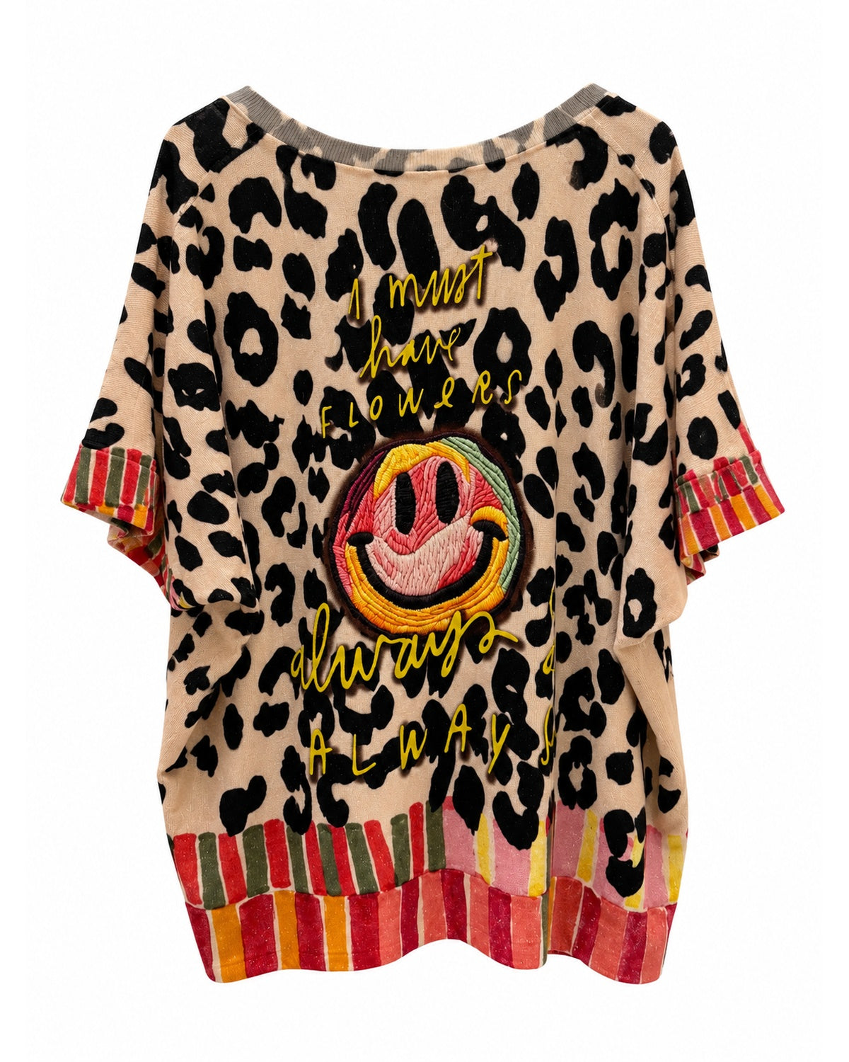 Unik bluse med print